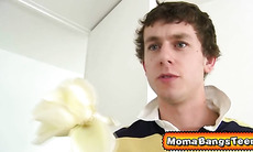 Young Stud Joined-in in the Thereesome Fun