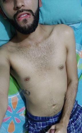 Jerking off before going to ***