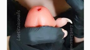 insertion my nails into your cock, dildo roleplay and lick your tip