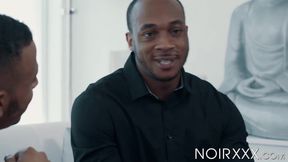 Black stepbro studs Trent King and Zario Travezz fuck hard
