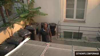 Black Stallion's Sizzling Encounter with a Hot Housewife
