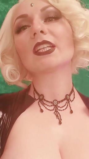 Latex JOI CEI jerk off instructions and cum eating instructor - training - dirty talk - Arya Grander   Clip 2