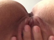 started my day with rubbing my wet pussy
