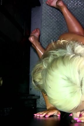 21 years old blonde nympho Brandi in the glory hole part 2 pov