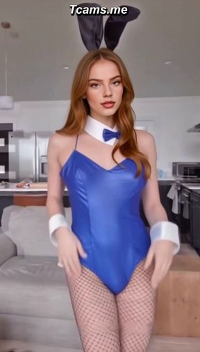 Vex Flora Bunny In Blue Bodysuit