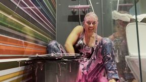 Callie Gets Pink Gunged