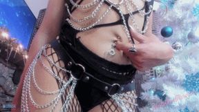 Handcuffs Belly Ring Fingering (HD) WMV