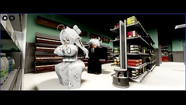 Roblox teens meet up at the store for a wild session! They exchange