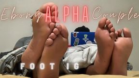 Ebony Alpha Couple - Foot Ignore