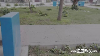 Super busty Venezuelan falls in love with a peruvian stranger so he can fuck her and ejaculate on he