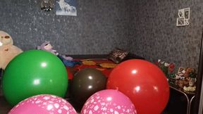 poping big balloons 36 inch