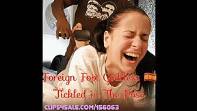 Foreign Foot Goddess Tickled in The Pose - Full HD