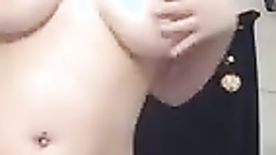 Chubby blonde Teen getting naked live on webcam for us