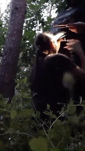 I Fuck My Stepsister in the Mouth in the Woods so Her Boyfriend Doesn't Catch Us