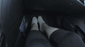 Smelly Sneakers In Car