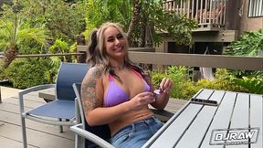 BJRAW Misty Meaner'_s mouth is made for cock