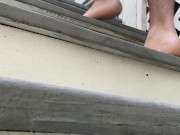 Pissing outside in the Daylight! *hopefully i dont get caught*