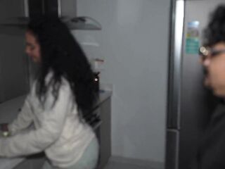 Sexy Venezuelan woman screws me when the vigour goes out, her distracted spouse doesn't notice