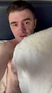 Hairy Chested Italian Eats His Yellow Cum Rag