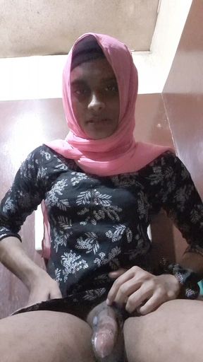 Desi hijabi gay femboy homemade masterbation