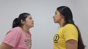 Attempt to Spray Each Other's Nose with a Sneeze