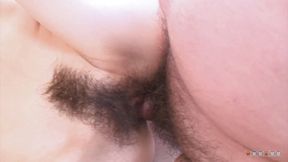 Shy asian boy with small dick is really good at eating hairy pussies