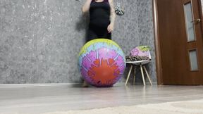 riding on color shosu ball