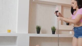 KINKY LOVELACE - Anal Gaping Blowjob & Facial with Pop-Star Lookalike