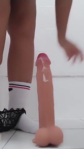 Exhibitionist Asian Cream   Clip 1