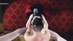 Medusa Queen fuck the young guy (P2) - 3D Animation