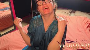 Threesome No Condom - Double Vaginal, My Husband Casks During and My Lover Continues with His Cum