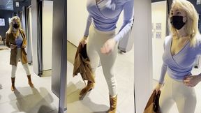 cet apres-midi essayage ( on a fais quelques coquineries dans les cabines ...