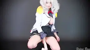 Honey Moon In Hidori - Kashima Cosplay And My Biggest Toy
