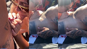 Mamada en la Playa Nudista - sexo Publico