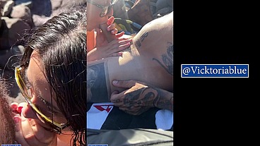 Mamada en la Playa Nudista - sexo Publico