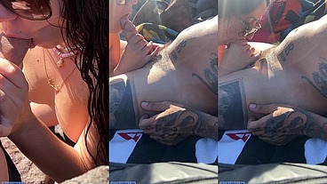 Mamada en la Playa Nudista - sexo Publico