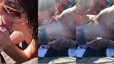 Mamada en la Playa Nudista - sexo Publico