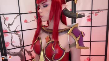 Sweetie Fox as Alexstrasza: POV POV POV of Busty, Redhead Frenzy