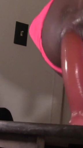 Stretch My Black Hole in Pink Panties