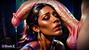 Big Boobs and Ass Ebony Goddesses - White Cock Worship Dark Asmr & Extreme Contrast (4k Ai Animated Porn)