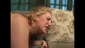 Two big solid cocks for a busty sexy blonde girl