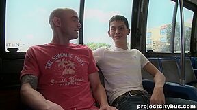 Twink Gets Fucked On A Bus