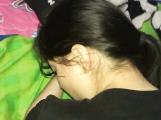 My gorgeous stepsister likes it when I screw her vagina and fill her with cum