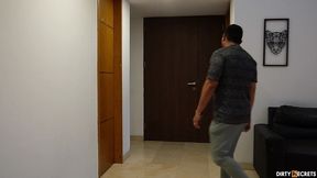 i discover my stepfather masturbating in the shower and give him a blowjob.