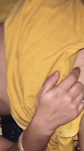 My cute step sister give me chance for fucking yesterday. Both of us enjoyed full night   Clip 1