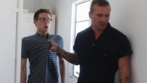 Bully Him - Bully Hunk Commands His Nerdy Twink Classmate To Suck His Big Boner