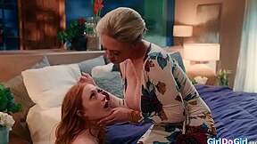 Scarlet Skies And Dee Williams - Sometimes Girls Need A Spanking From Stepmommy To Stay In Line