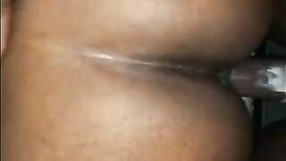 EX VAGINA SOOO DRIPPING during Backshots