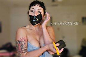 Don't Drop the Towel! Self Mouth Stuffing and Tape Gag