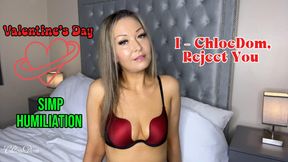 Valentine's Day Simp Humiliation: Goddess ChloeDom Rejects Pathetic Losers with Verbal Degradation